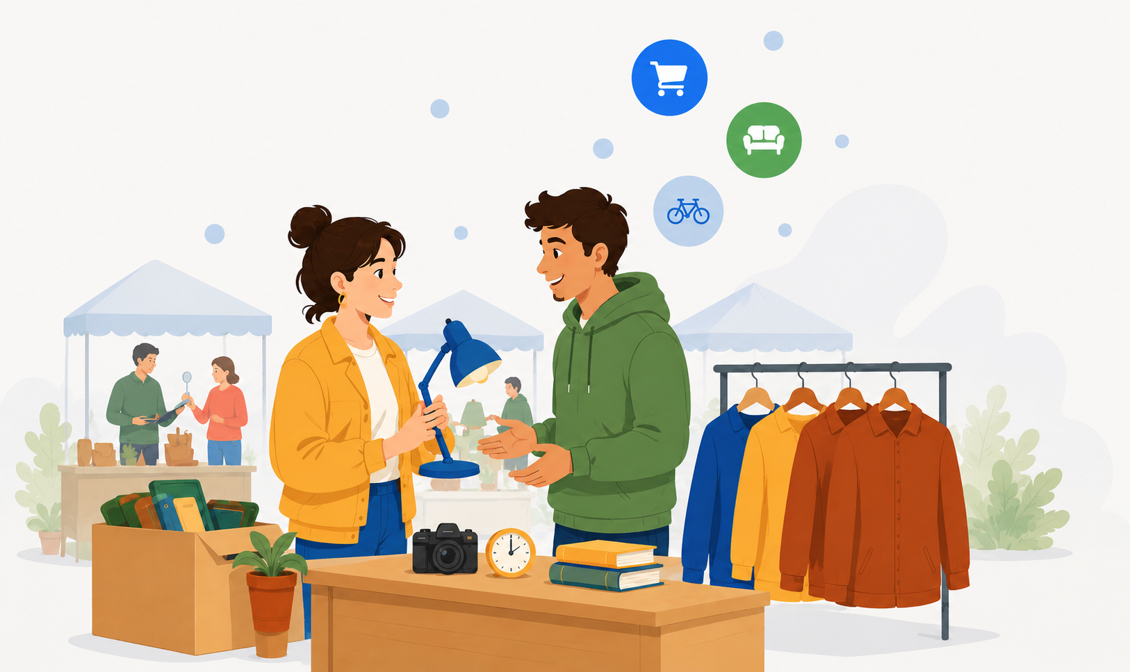 Барахолки — купуй і продавай речі поруч